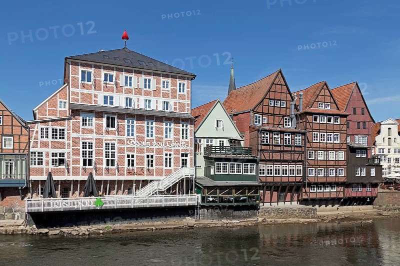 Historic half-timbered houses on Stintmarkt