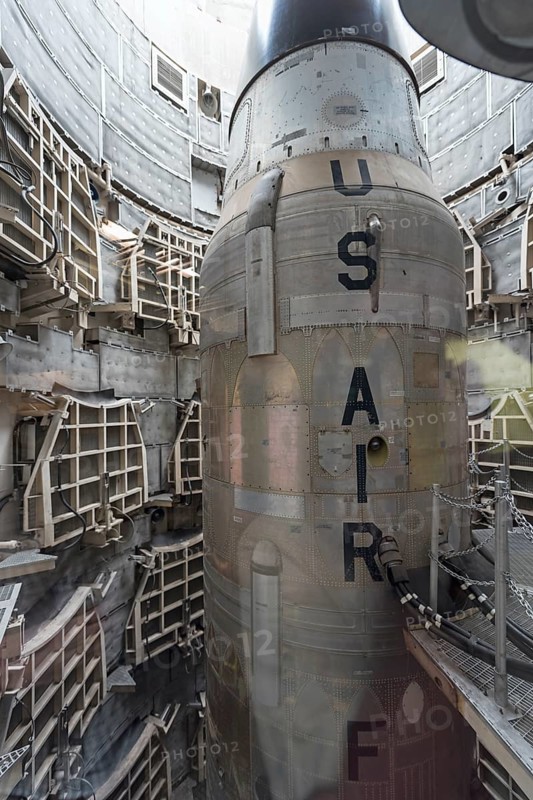 Intercontinental missile at the Titan Missile Museum
