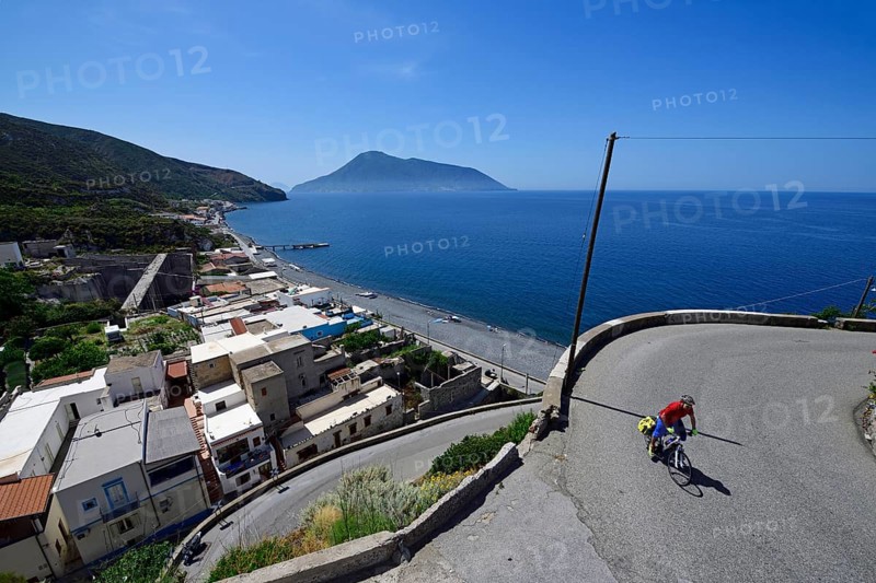 Cyclist at Canneto