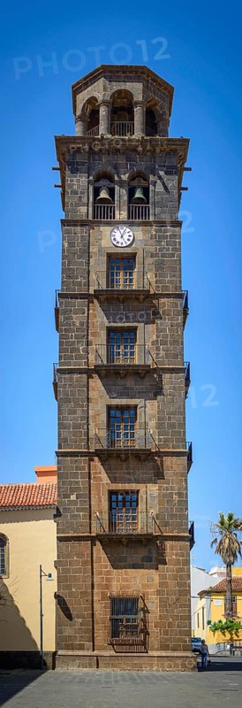 Bell tower of the church Iglesia de Nuestra Senora de la Concepcion