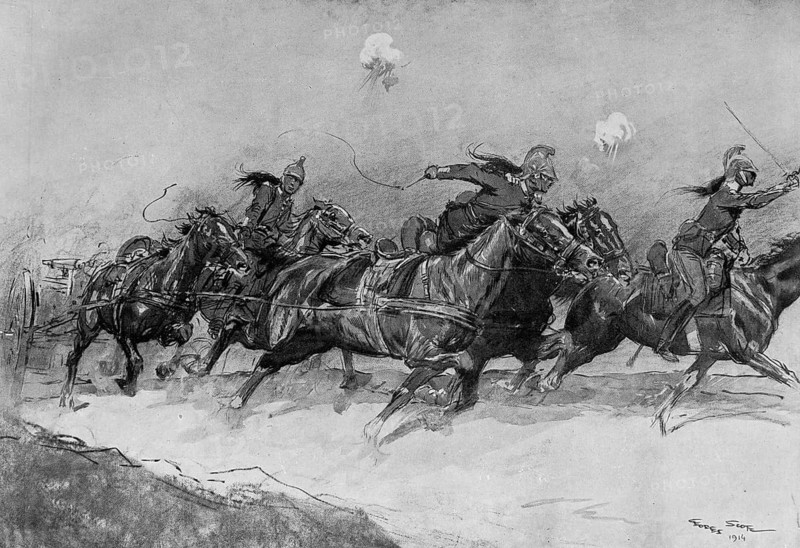 Dragons squadron charge