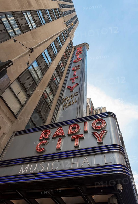 Radio City Music Hall at Rockefeller Center in Midtown Manhattan