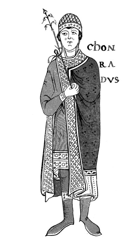 Illustration of the young Konrad