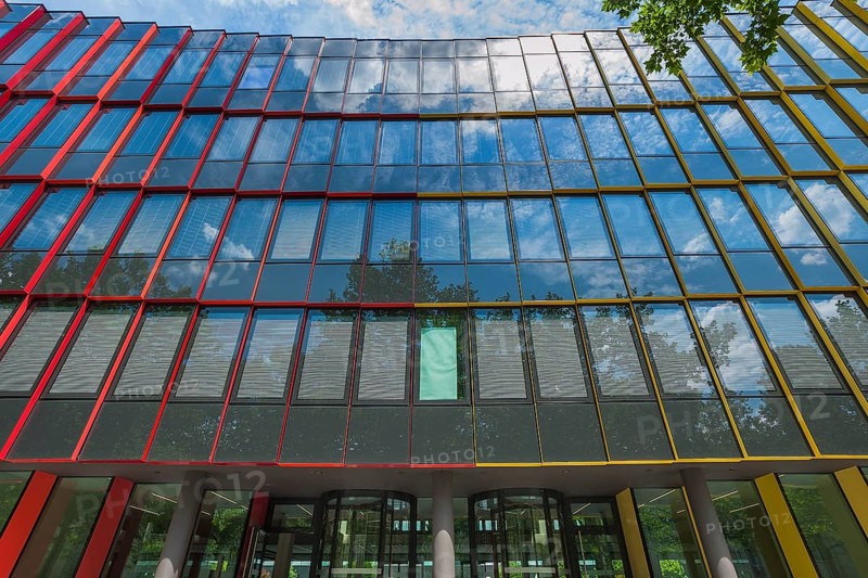 Glass facade
