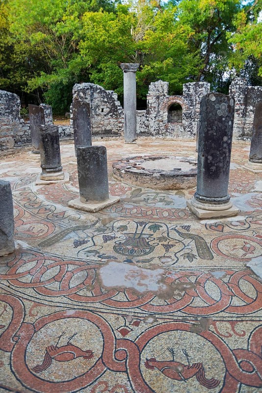 Baptistery with mosaics