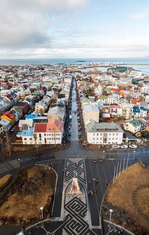 Streets and houses