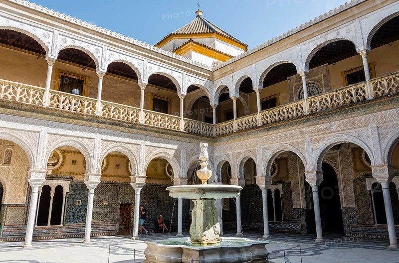 Inner courtyard with fountain