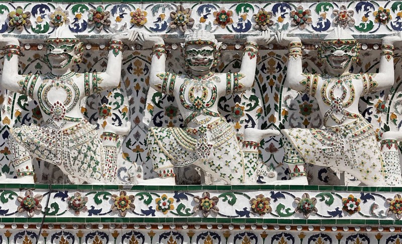 Demons as Caryatids