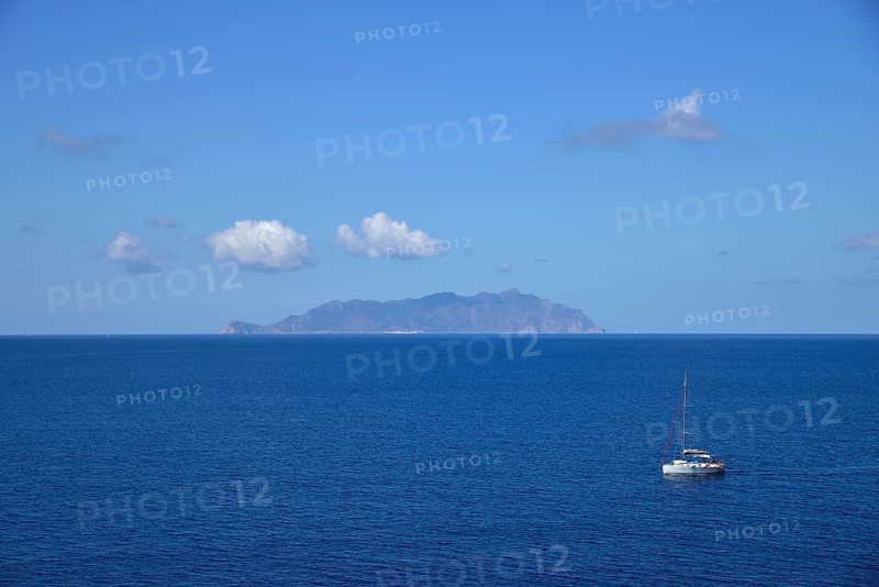 Sailboat off Marettimo Island