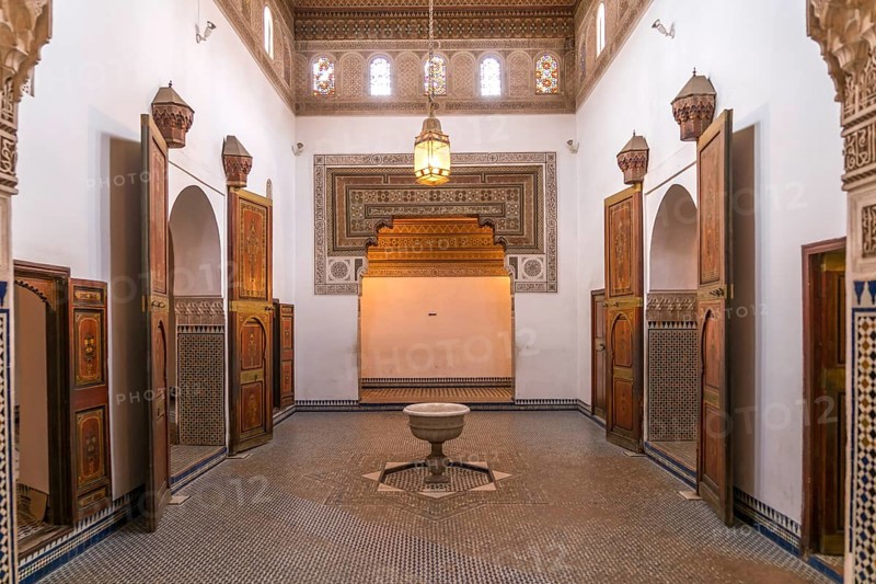 Interior in the palace of Bahia