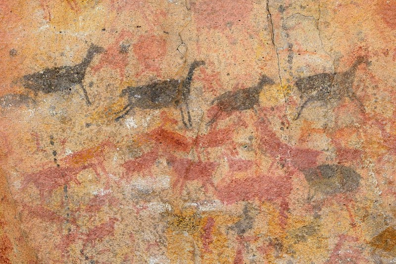 Cave paintings in the Cave of Hands