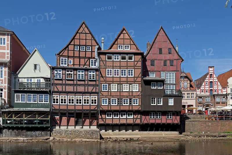Historic half-timbered houses on Stintmarkt