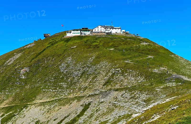 Mountain lodge Faulhorn on the Faulhorn summit