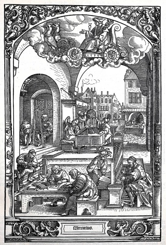 Urban life in Germany in the first half of the 16th century