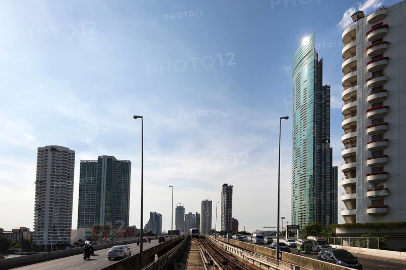 BTS-Skytrain near Surasak Station