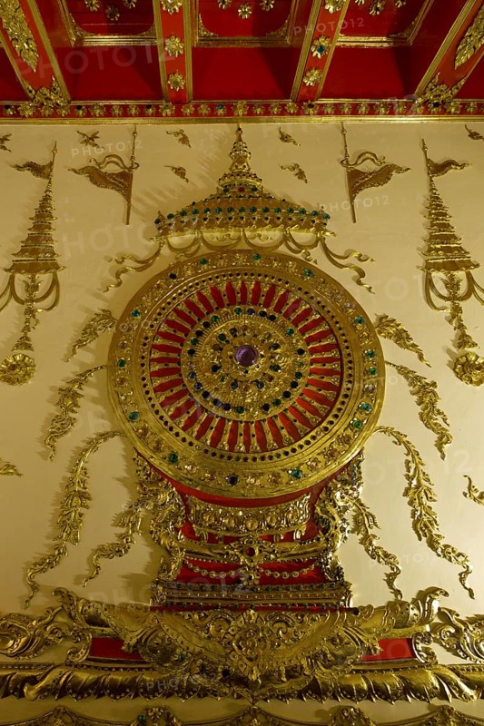 Wheel of Life in Chedi Wat Phra That Phanom