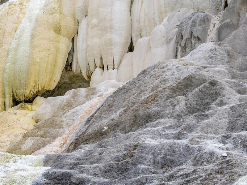 Lime deposits