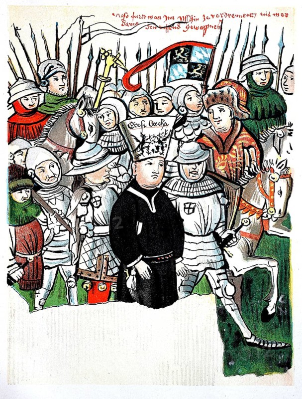 The walk of Jan Hus to the stake