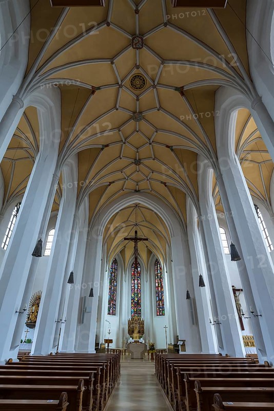 Late Gothic interior of the 15th century