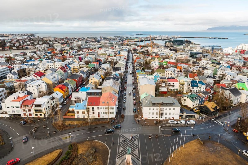 Streets and houses