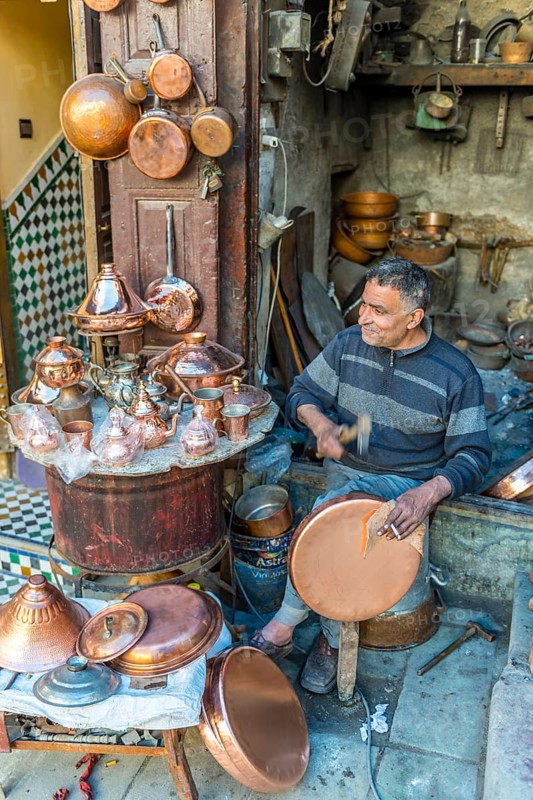 Coppersmith at work