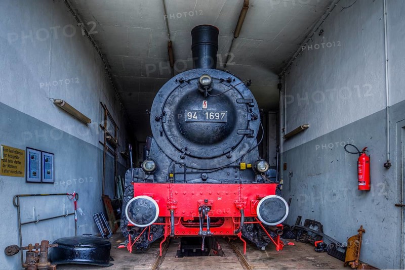 Freight train tender locomotive 94 1697