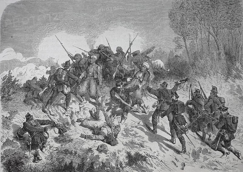 Capture of Turcos by North German riflemen