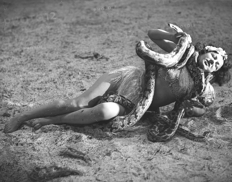 Woman with Anaconda
