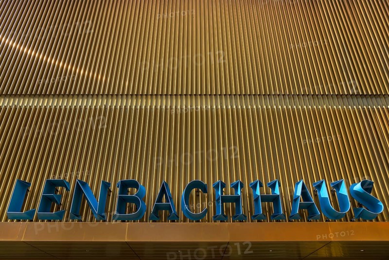 Gold-coloured facade