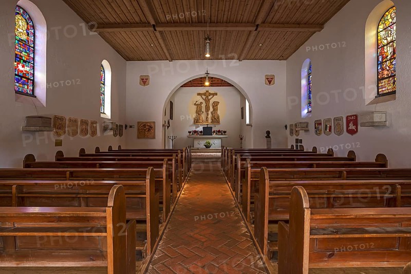 Devotional chapel at the Flossenburg concentration camp memorial site