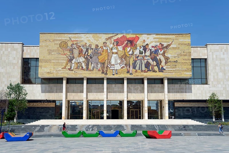 National History Museum with Shqiptaret Mosaic