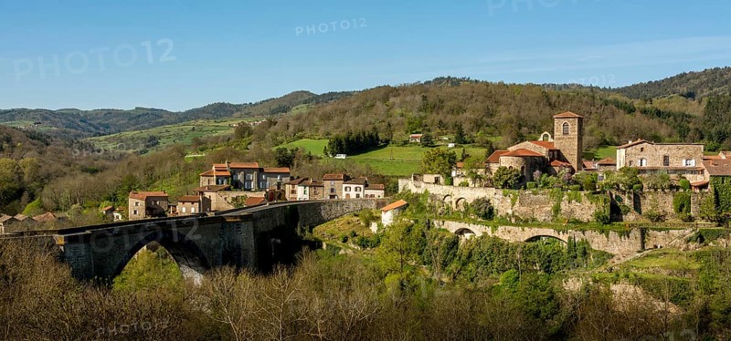 Village of Vieille Brioude on the Allier River