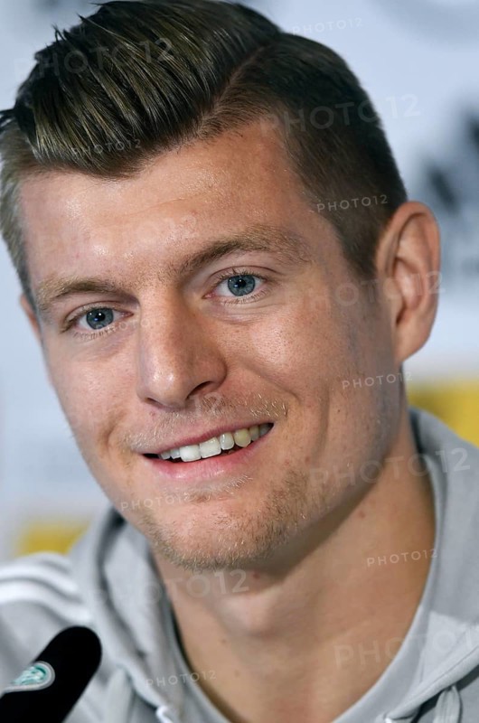 Press conference with Toni Kroos (Real Madrid) in front of the friendly against Spain