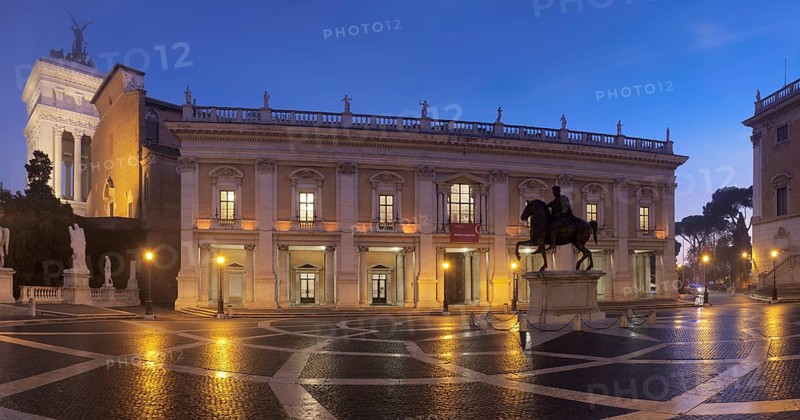 Capitol Square with equestrian statue
