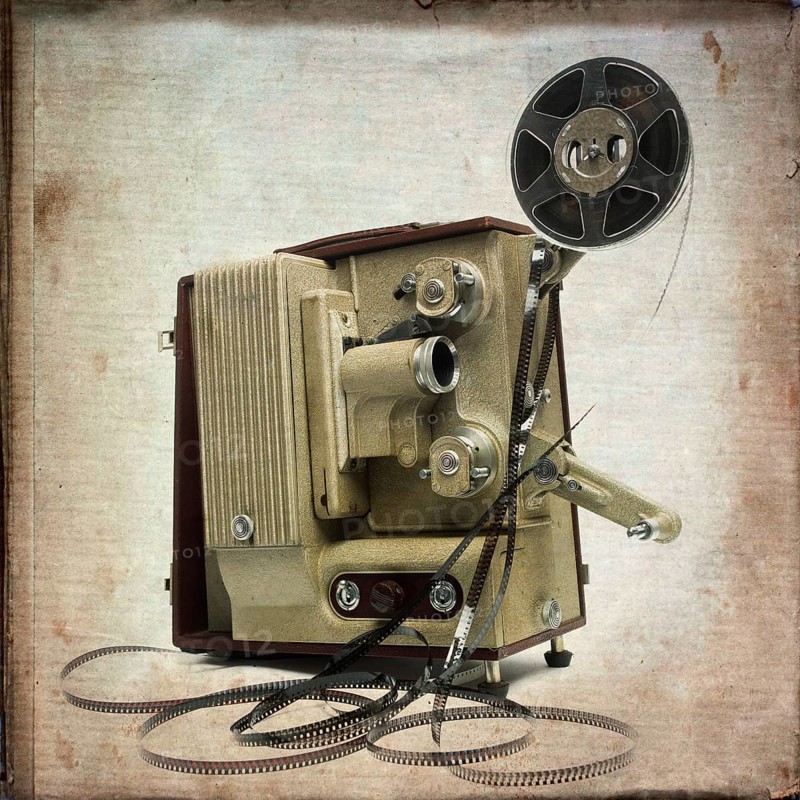 Old movie projector