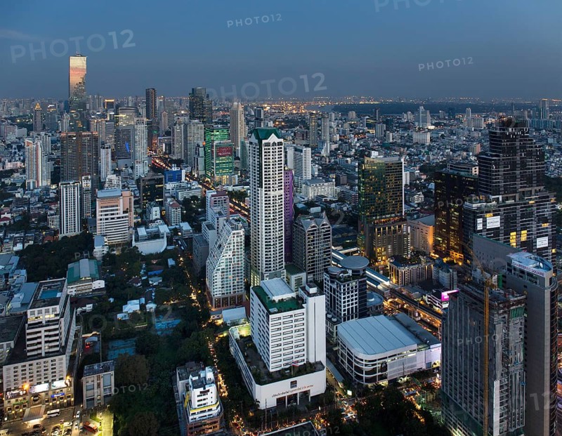 View from Lebua State Tower on skyscrapers