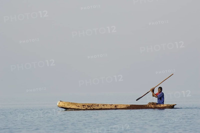 A Tonga fisherman on the Lake Kariba