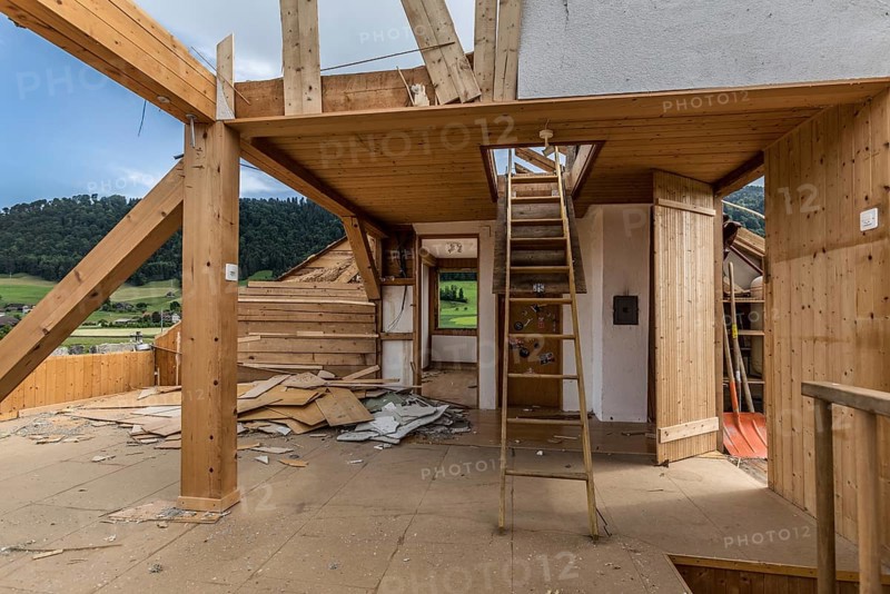 Penthouse of a house that will be demolished