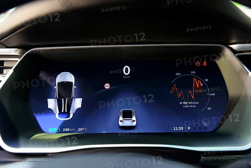 Dashboard with display