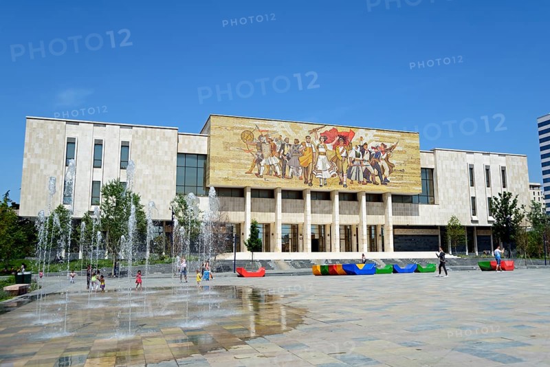 National History Museum with Shqiptaret Mosaic