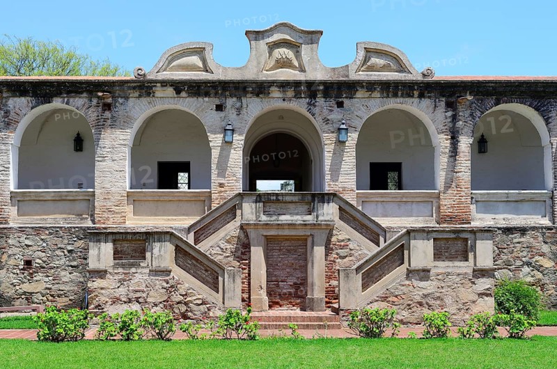 Arcade with staircase in the Jesuit Mission