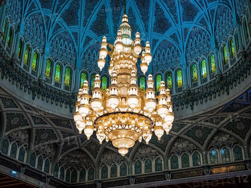 Chandelier and dome
