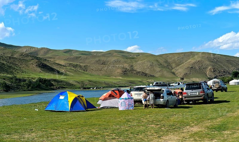 Campground at the Orchon River