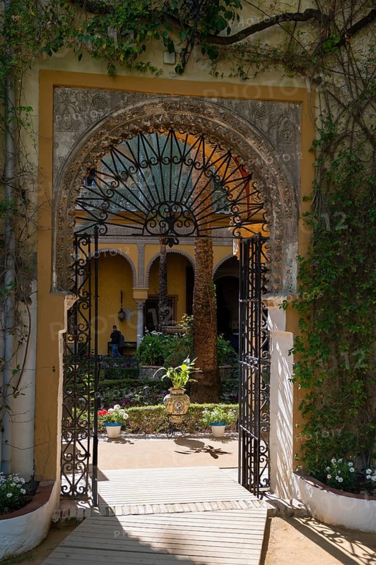 Decorated door