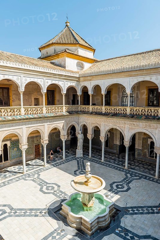 Inner courtyard with fountain
