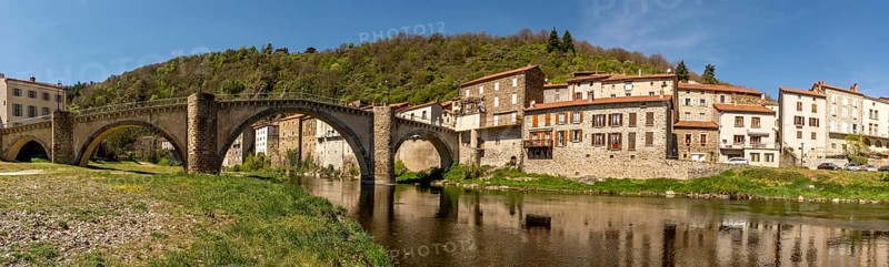 Bridge on the Allier river
