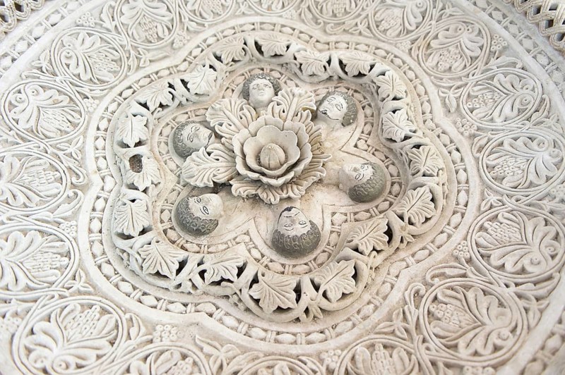 Ceiling ornament in the citadel