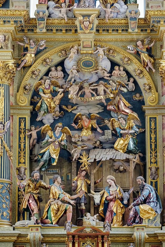 Adoration of the shepherds in the high altar