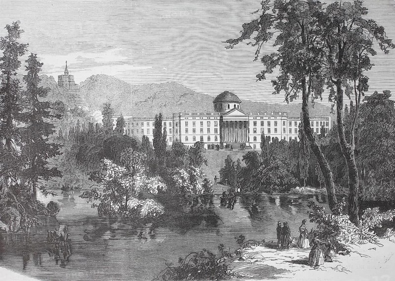 The castle Wilhelmshoehe near Kassel