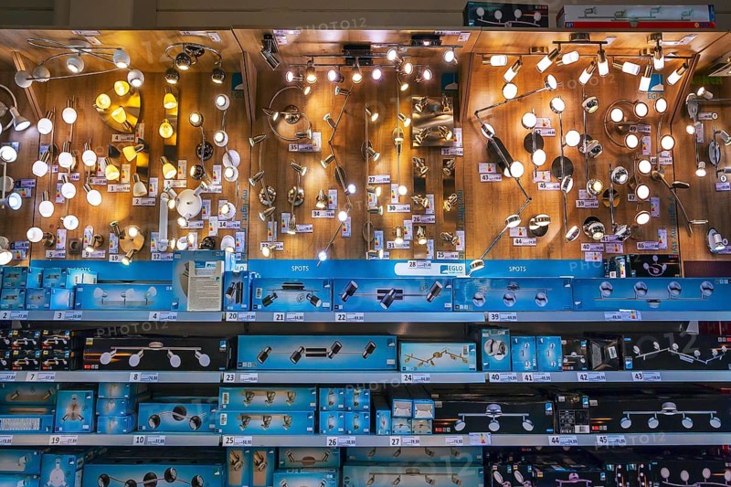 Lamps department